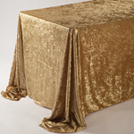 90" X 132" Rectangle Velvet Tablecover