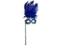 Mardi Gras Venetian Mask w/Stick