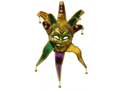 Jester Mask Purple/Green/Gold