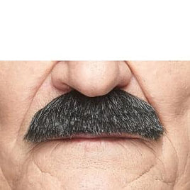 SUAVE FAKE MUSTACHE GRAY AND WHITE