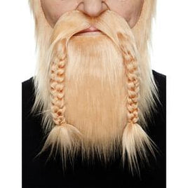 VIKING FAKE MUSTACHE AND BEARD-BLONDE