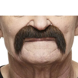 COWBOY FAKE MUSTACHE BROWN & BLACK