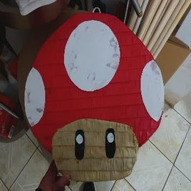 Mushroom with Polka Dot Hat Pinata