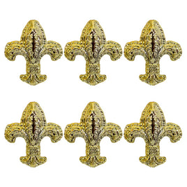 2.5" Fleur de Lis 12 ct.