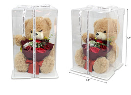 12" Rose Bear w/Flower in Gift Box