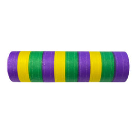 Purple Green and Gold Serpentine Streamer