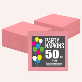 Pink Luncheon Napkins 50 Ct.