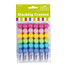 Round Stacking Crayons 12 ct.