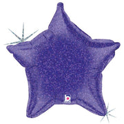 21" Holographic Purple Star
