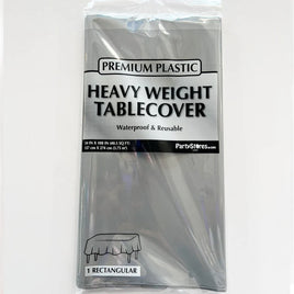 Silver Heavy Duty Tablecover 54" X 108"