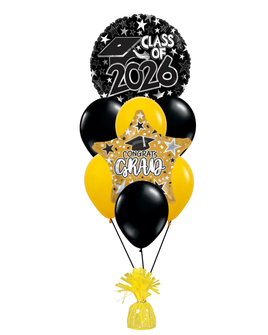 Grad Blk/Yellow Star 6