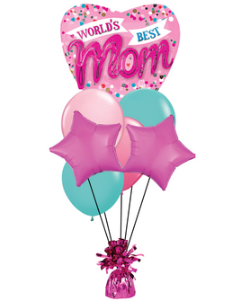 Mother You're The Best Balloon Bouquet Bundle