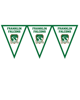 Benjamin Franklin  School Spirit Pennant Banner