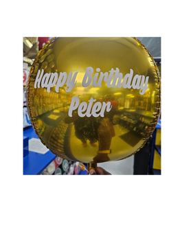 Name Vinyl Decal for Balloon