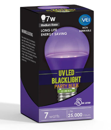 UV LED Party Bulb Blacklight 7 Watts