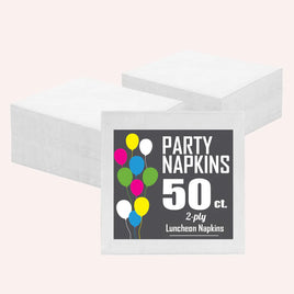 White Luncheon Napkins 50 Ct.