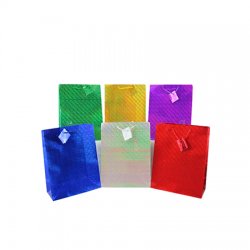 Medium Holographic Gift Bag (Assorted Colors)