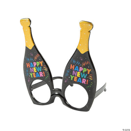 Happy New Year Champagne Eyeglasses