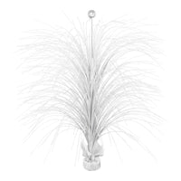 Large Foil Spray Centerpiece - Frosty White