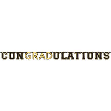 ConGRADulations Giant Letter Banner