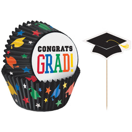 Grad Multi Baking Cups And Picks 24 ct.