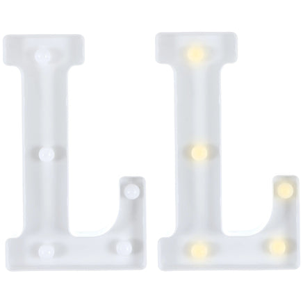 Light-Up Standing Letter Light-Up Standing Letter -L