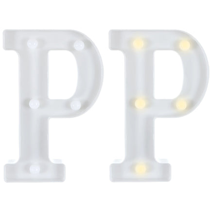 Light-Up Standing Letter Light-Up Standing Letter -P