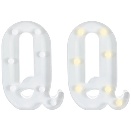 Light-Up Standing Letter Light-Up Standing Letter -Q