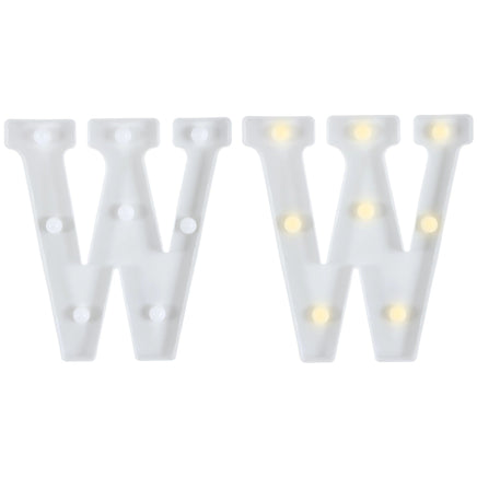 Light-Up Standing Letter Light-Up Standing Letter -W