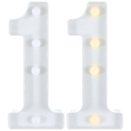 Light-Up Standing Number Light-Up Standing Number - 1