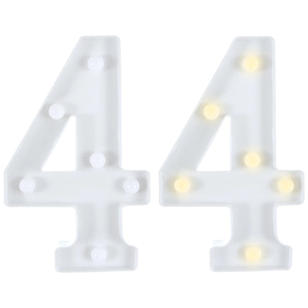 Light-Up Standing Number Light-Up Standing Number - 4