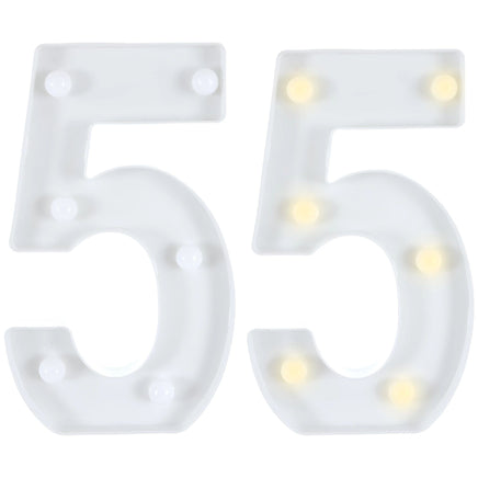 Light-Up Standing Number Light-Up Standing Number - 5