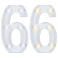 Light-Up Standing Number Light-Up Standing Number- 6