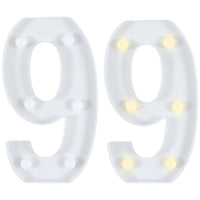 Light-Up Standing Number