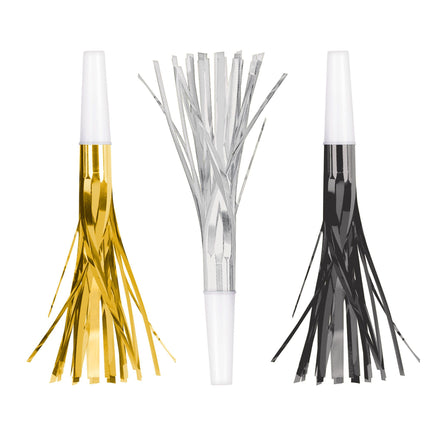 New Year's Squawkers - Black, Silver, Gold 8 ct.