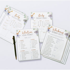 Soft Jungle Baby Shower Game Pack 75 ct.