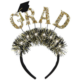 Grad Light-Up Headband - Black, Silver, Gold