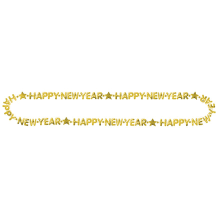 Happy New Year Bead Necklace - Gold 1 ct.