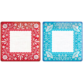 Viva la Party 9.25" Square Plates 8 ct.