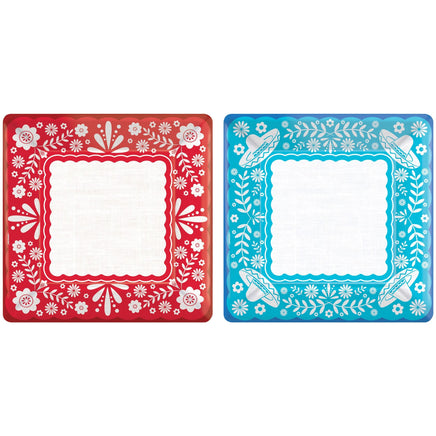 Viva la Party 9.25" Square Plates 8 ct.