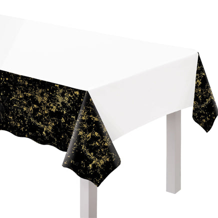 Cheers For The New Year Plastic Table Cover  54"X102"  1 ct.