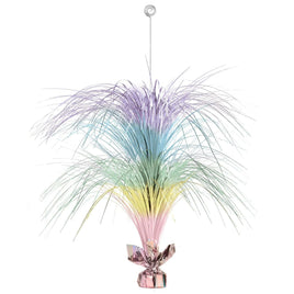 Pastel Large Foil Spray Centerpiece 28 in.