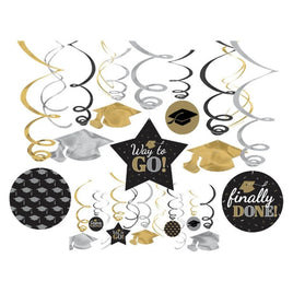 Graduation Swirl Decorations