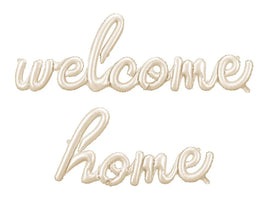 CAPPPUCCINO FOIL WELCOME HOME AIR FILLED BALLOON