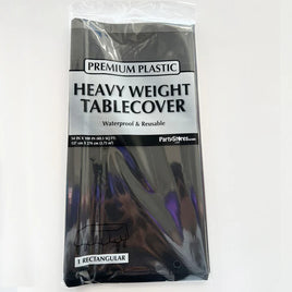 Black Heavy Duty Tablecover 54" X 108"