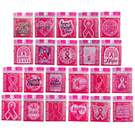 Breast Cancer Awareness Waterproof Sticker Assortment-