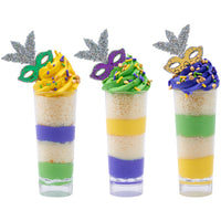 Mardi Gras Glitter Mask DecoPics 12 ct.