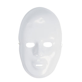DIY Plastic White Full Masks