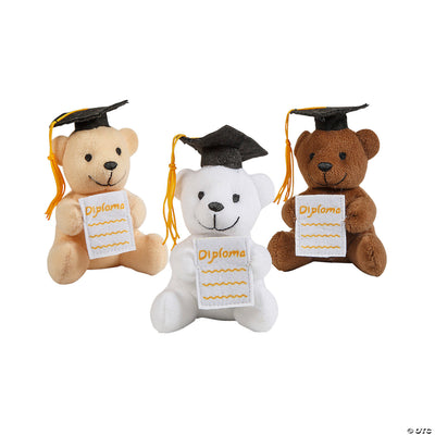 Graduation Stuff Bears with Diploma