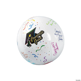 INFLATABLE AUTOGRAPH GRADUATION BEACH BALL